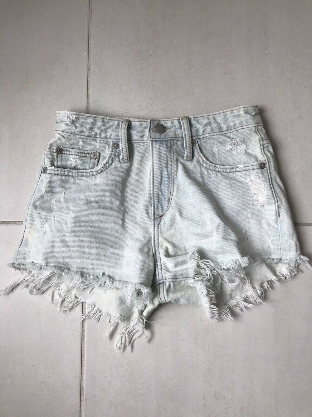 Lovers + Friends Jack High Waist Cut Off Denim Shorts